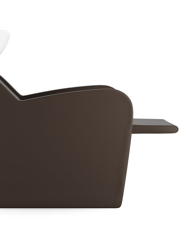 Fredda - Brown massage sink - White basin